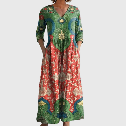 Nora | Vestito elegante Floreale Vintage