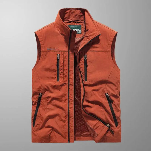 LUCAS | GILET CARGO TRASPIRANTE CON TASCHE MULTIPLE
