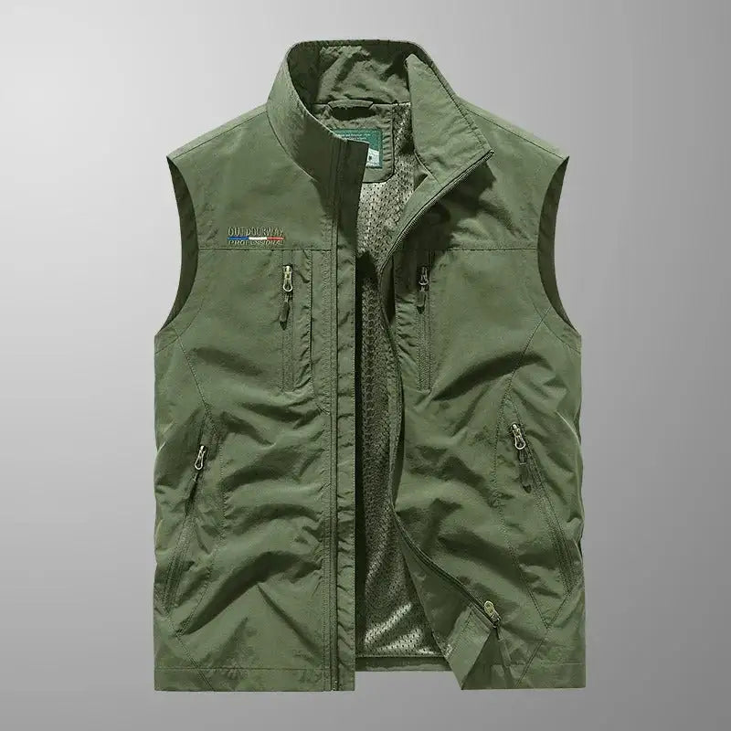 LUCAS | GILET CARGO TRASPIRANTE CON TASCHE MULTIPLE