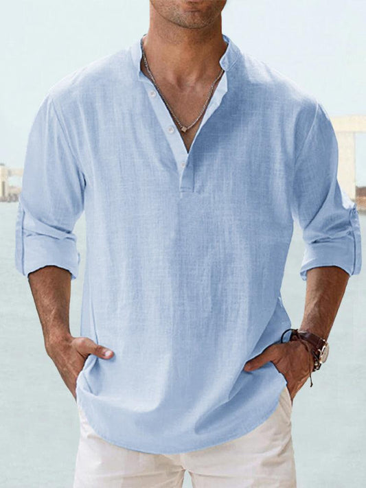 Leon - Camicia in Lino e Cotone