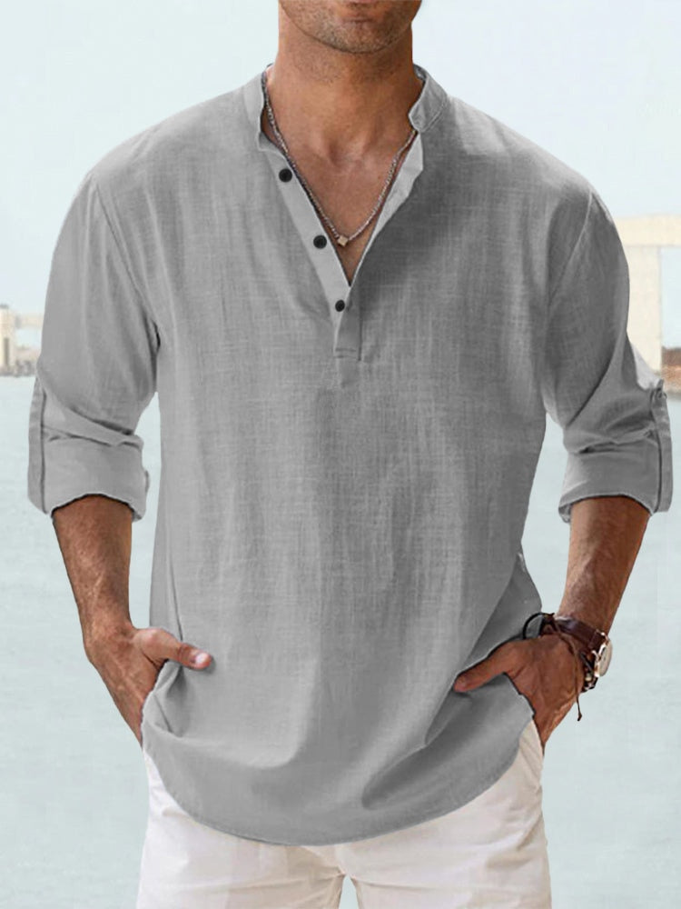 Leon - Camicia in Lino e Cotone