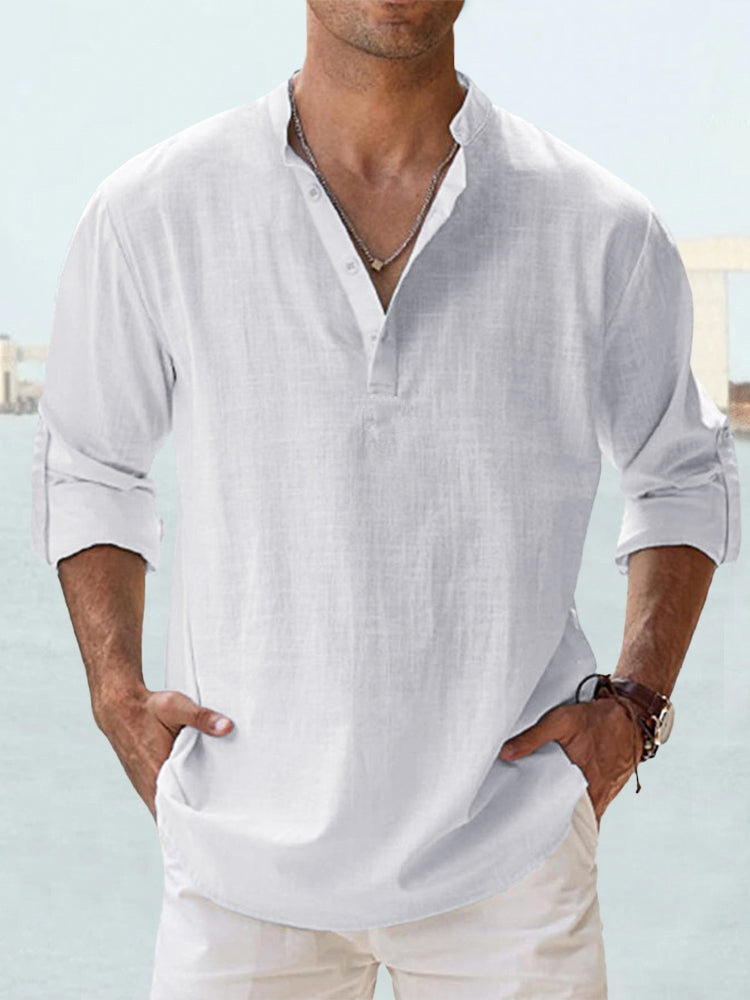 Leon - Camicia in Lino e Cotone