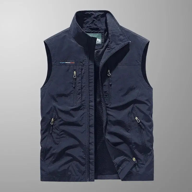 LUCAS | GILET CARGO TRASPIRANTE CON TASCHE MULTIPLE