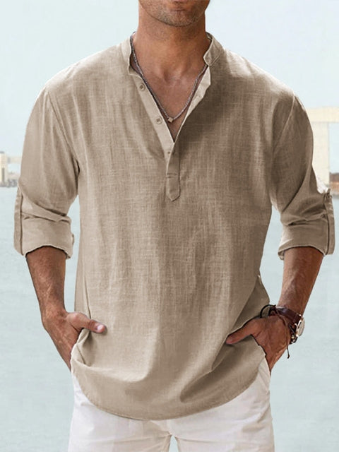 Leon - Camicia in Lino e Cotone